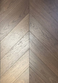 CROWNWOOD Urban Французская елка (45°) Дуб Chocolate (Decor-7) прайм, Лак 785 x 125 x 14 / 1.57м2