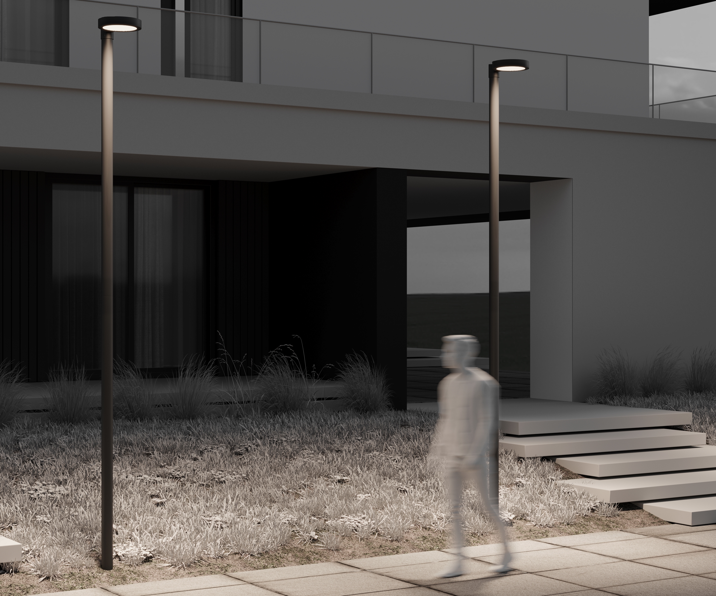 Парковый светильник Outdoor O472H-L50GF3K