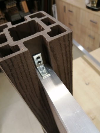 Столб заборный Deko Home Техно 100х100x3000 Венге