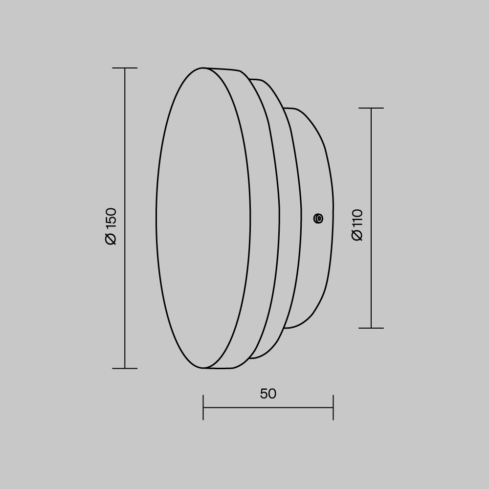 Настенный светильник (бра) Maytoni MOD461WL-L5BK