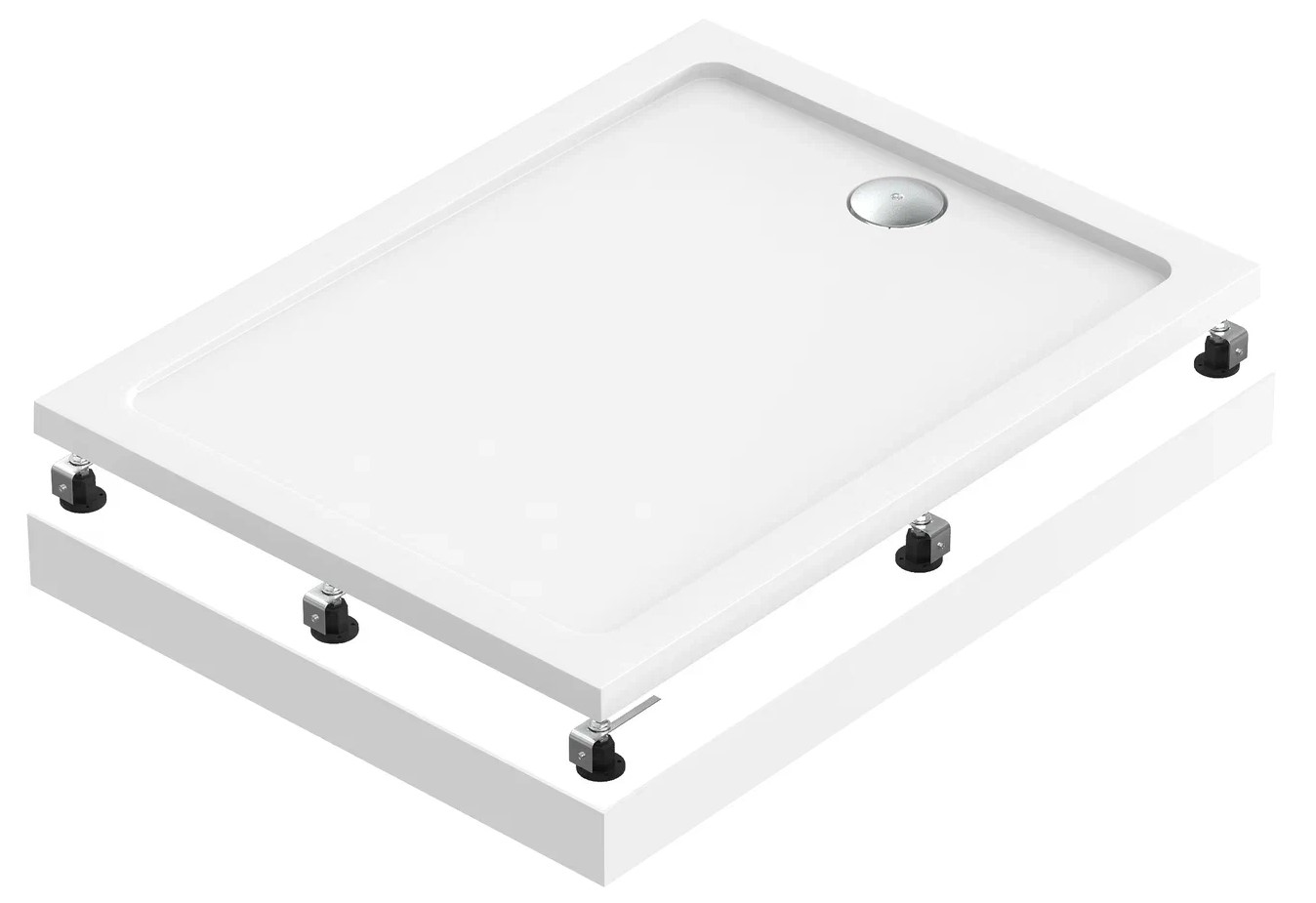 Экран акриловый Creto Olimpos для поддона 120х90 6-1014