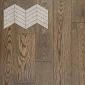 Паркет Елка Французская Lab Arte Chevron Дуб Рустик Ариста лак 400/348х90х14/3/60°