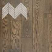 Паркет Елка Французская Lab Arte Chevron Дуб Рустик Ариста лак 600/510х90х14/3/45°