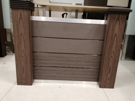 Столб заборный Deko Home Техно 100х100x3000 Шоколад