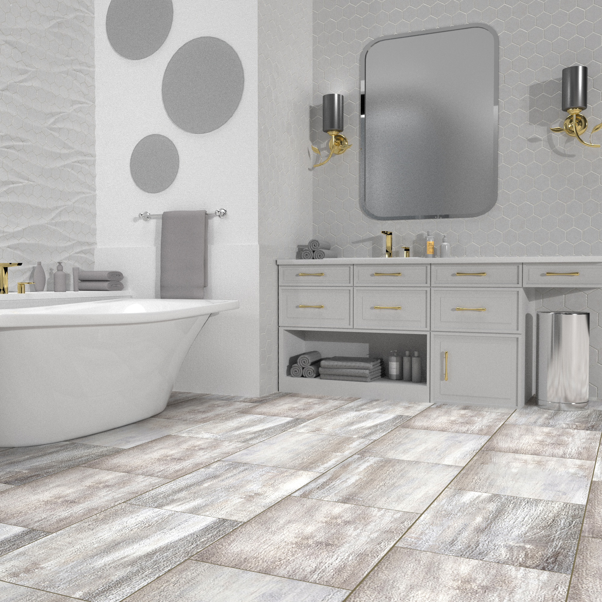 SPC Ламинат Planker Stone 4V Лофт 5004