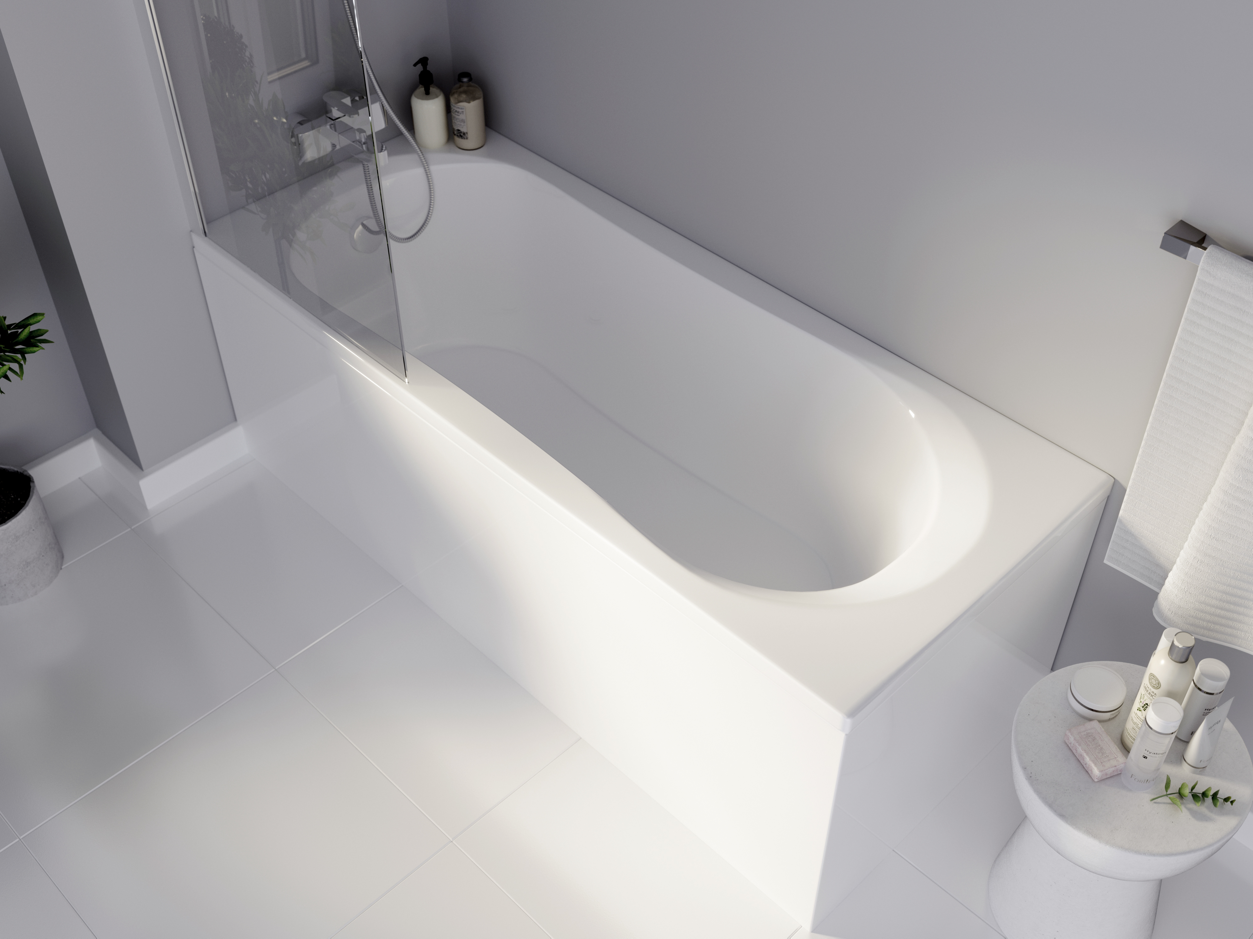 Акриловая ванна 170х70 см Creto Liona 30-17070 белая