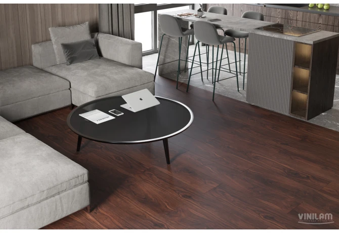 SPC ламинат VINILAM VinilPol 8877 -EIR Орех Американский 6 mm