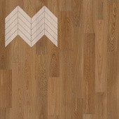 Паркет Елка Французская Lab Arte Chevron Дуб Рустик Гридж лак 600/490х110х14/3/45°