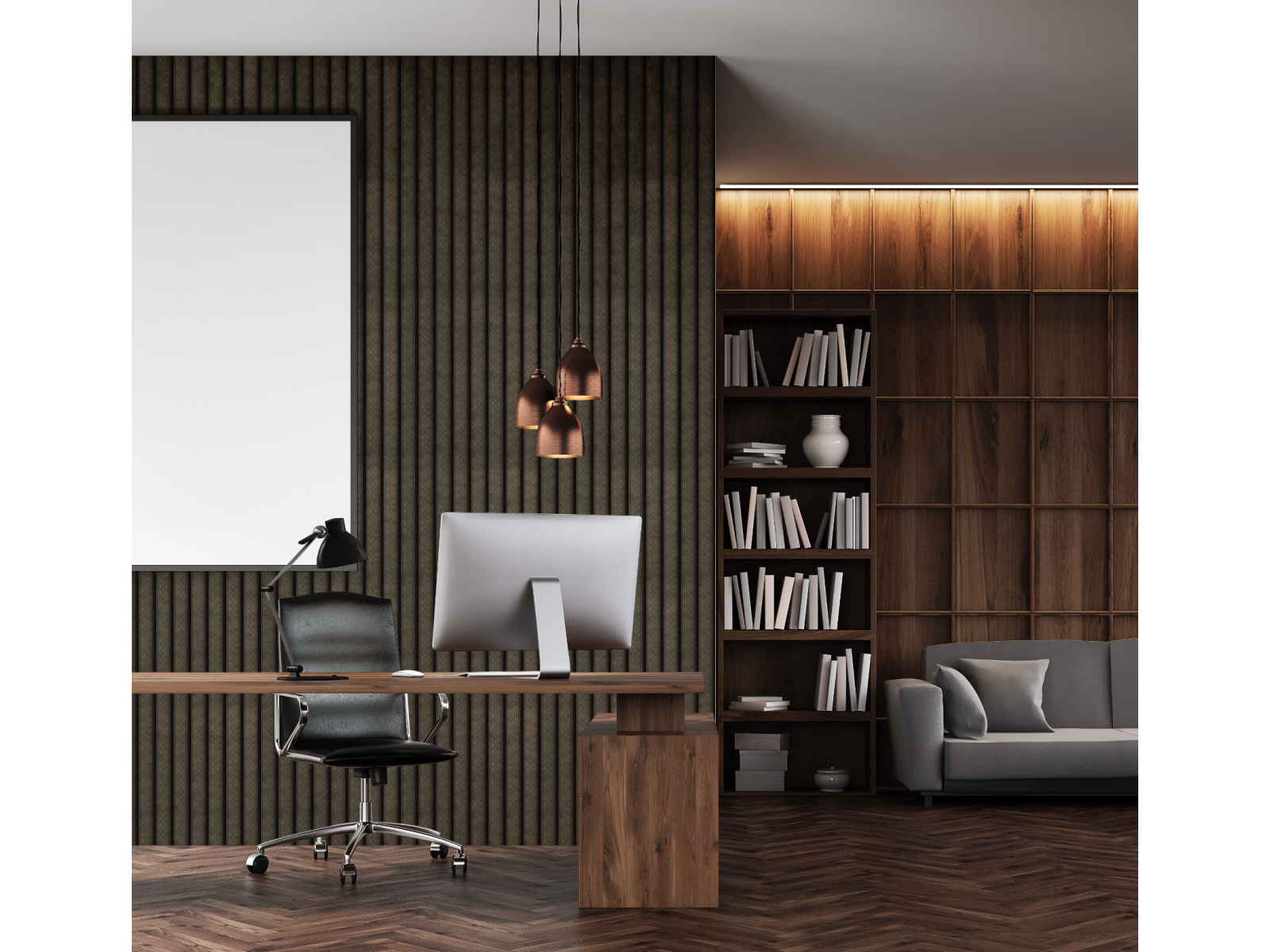 Стеновые Панели Hi Wood LV124LE1 BR497K