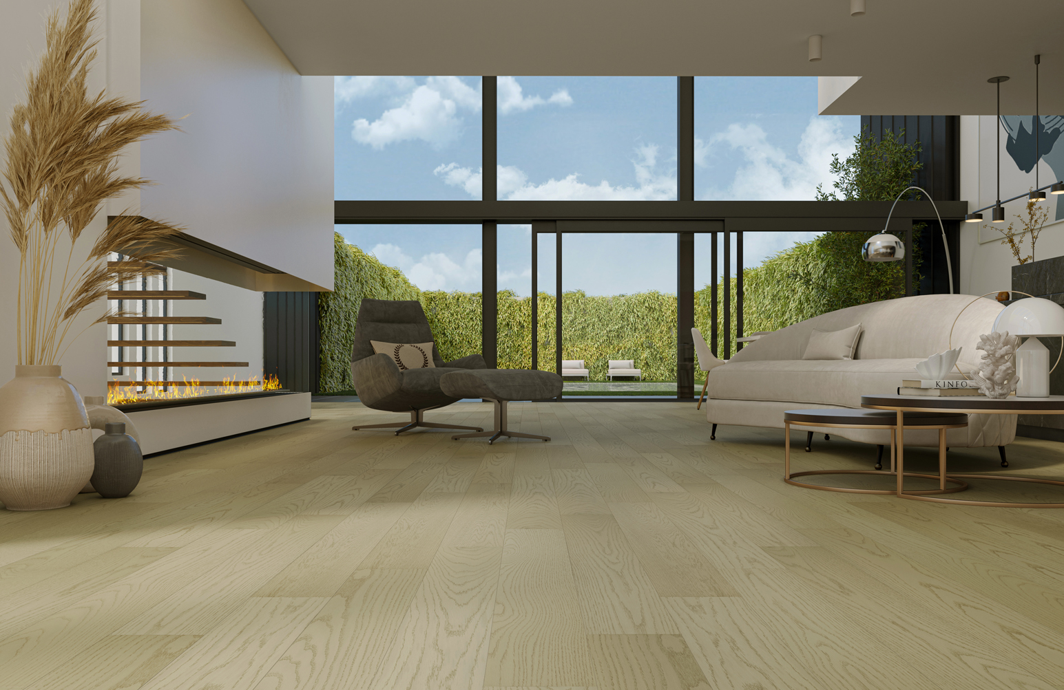 Кварцевый паркет Quartz Parquet Классик 7/1,2 мм Дуб Шампань 414