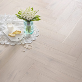 Coswick Английская ёлка 3-х слойная T&G шип-паз (90°) Альпийский 1174-4878-20