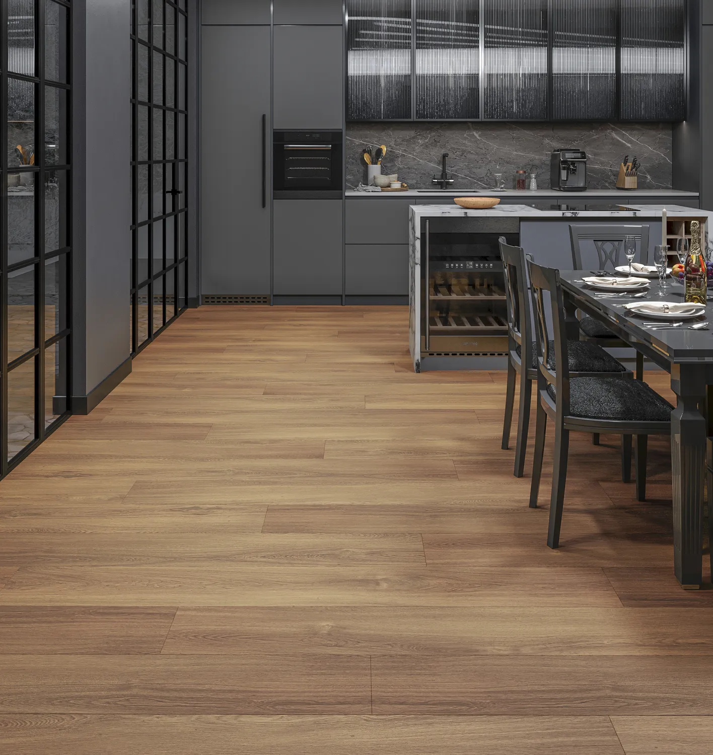 SPC ламинат My Step Аква (Aqua) Long Matt Класс MSA94