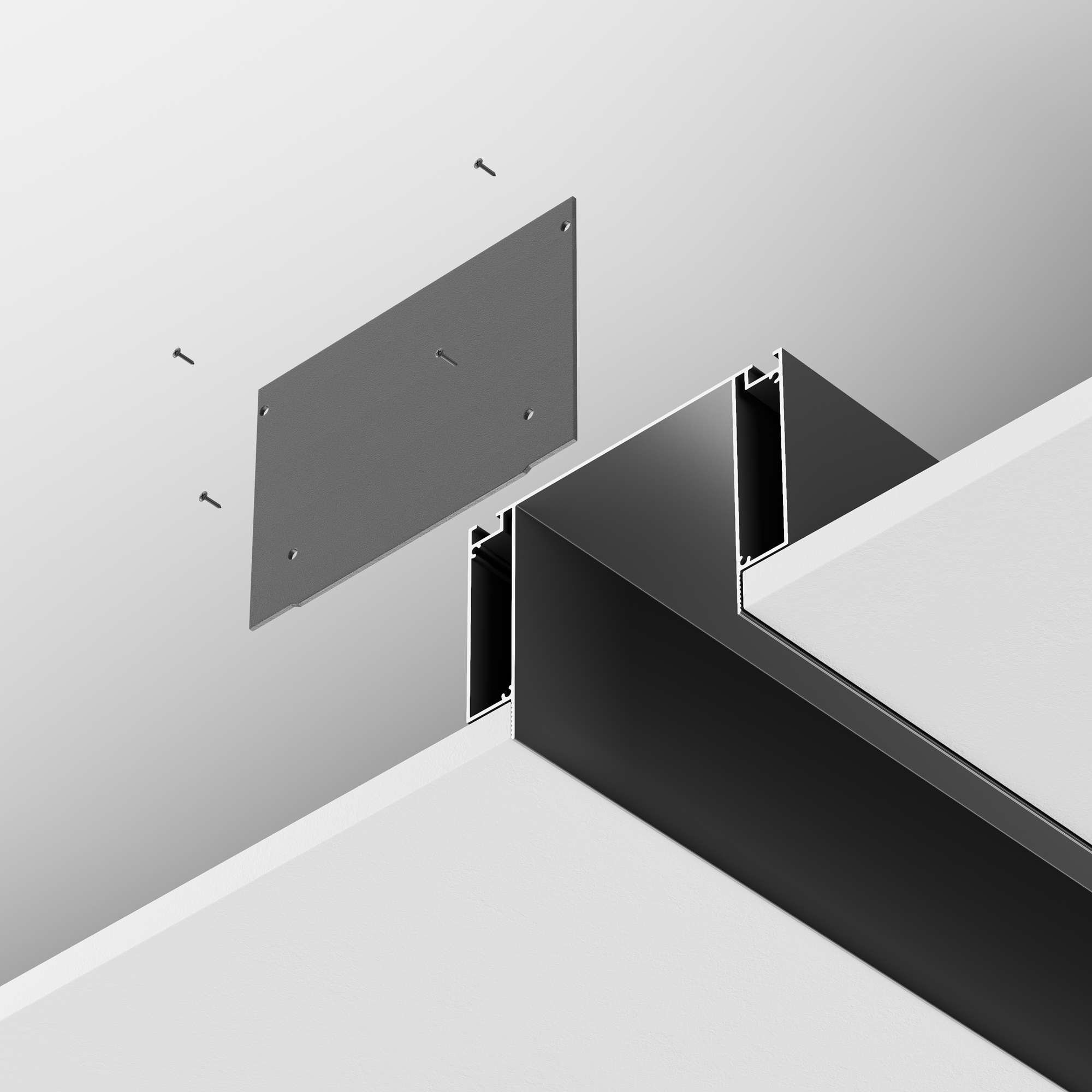 Комплектующие для профиля Technical ALM013EC-PL-B
