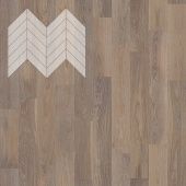 Паркет Елка Французская Lab Arte Chevron Дуб Натур Деликат лак 600/475х125х14/3/45°