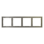 Рамка пластиковая VOLTUM S70 на 4 поста, (шелк)