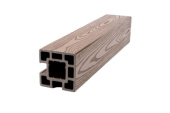 Столб заборный Deko Home Техно 100х100x3000 Шоколад