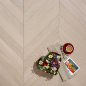 Coswick Французская елка 3-х слойная (45°) Акварельный белый рустикальный 1169-3842-20