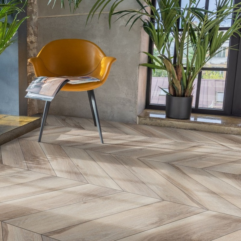 Кварц виниловый ламинат Aquafloor Parquet Glue Chevron AF2551PGCh