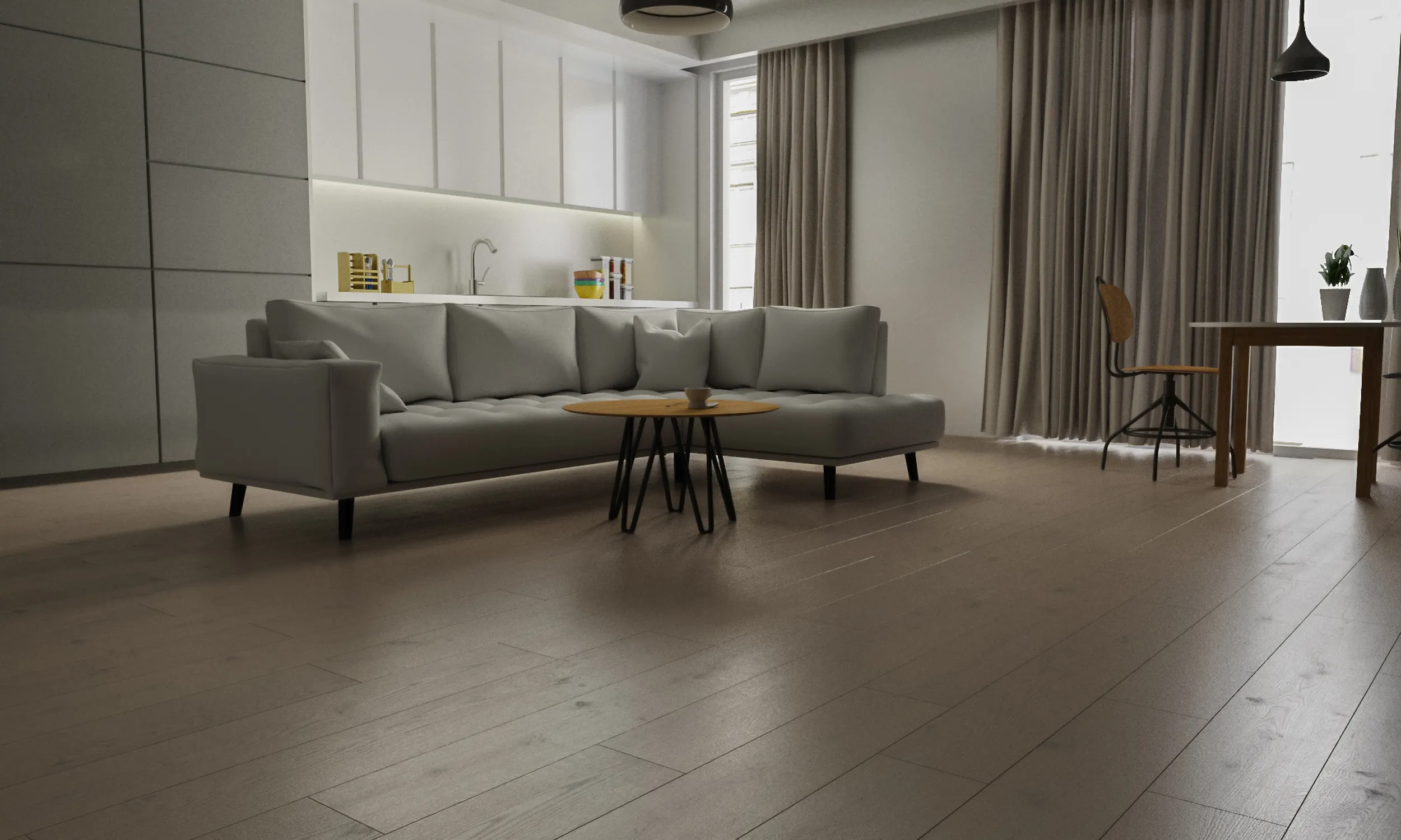 Ламинат My Step Терра Аква Блок (Terra Aqua Block) Дуб Ватикан MS138AB