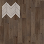 Паркет Елка Французская Lab Arte Chevron Дуб Натур Кайт лак 600/475х125х14/3/45°