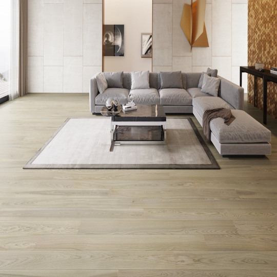 Паркетная доска ESTA 1 Strip 21253 Ash Elegant Sandstone  2B 1800 x 240 x 14мм