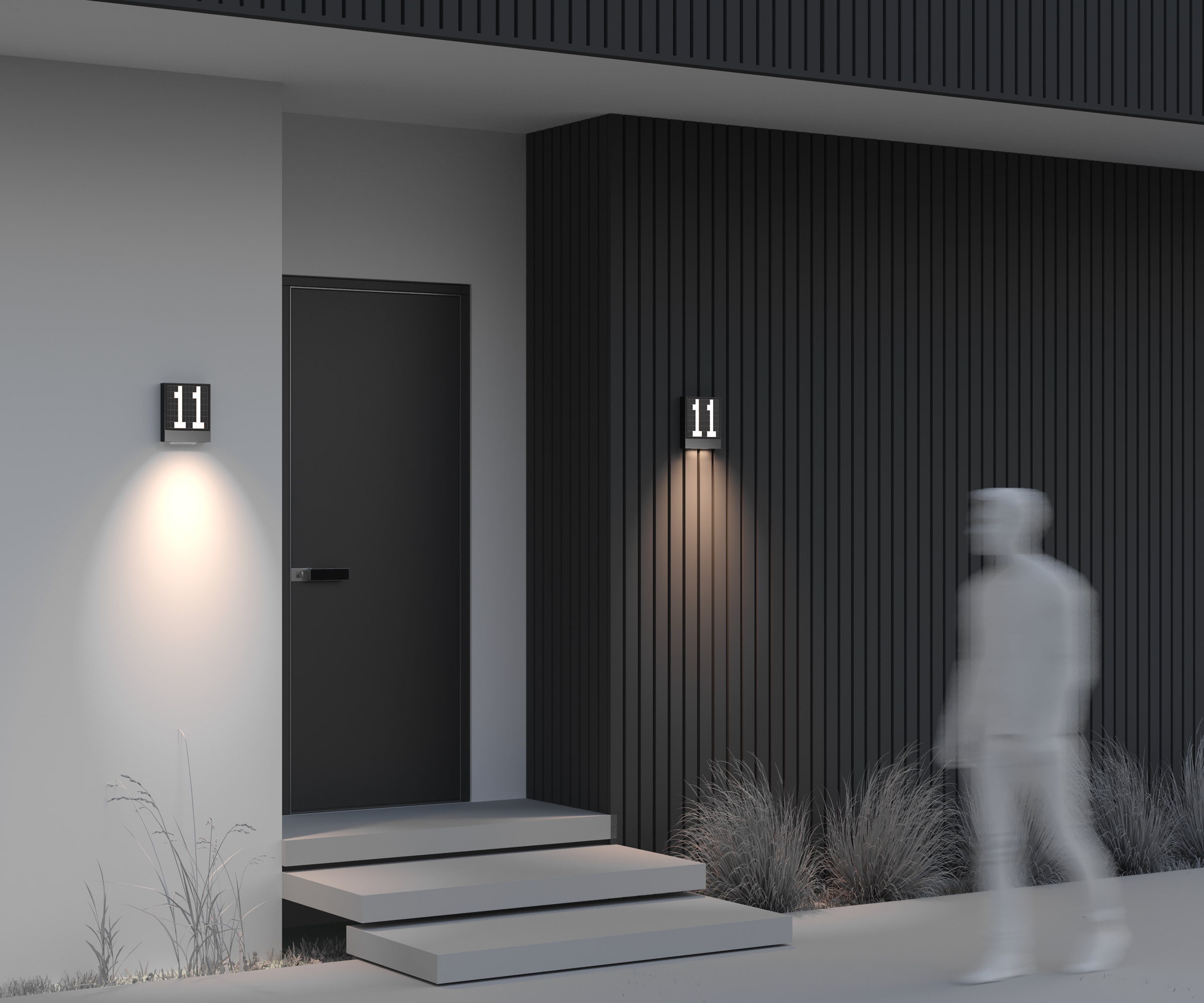 Уличный настенный светильник Outdoor O475WL-L10GF3K