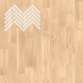 Паркет Елка Английская Lab Arte Angle Дуб Натур Блонд лак 500х110х14/3