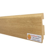 Плинтус МДФ ламинированный TeckWood Дуб Сафари 2000×75×16