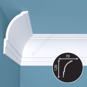 Карниз Bello Deco K18 120x70x2000