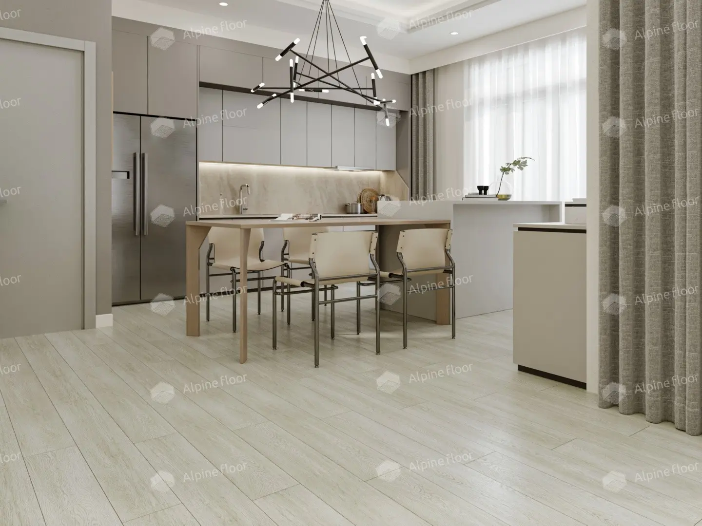 SPC Ламинат Alpine Floor SPC Solo Plus ЕСО 14-201 MC Виваче