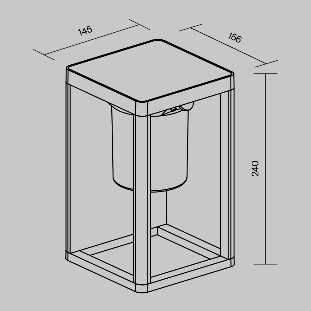 Светильник на солнечной батарее Outdoor OSL457WL-L2GF3K