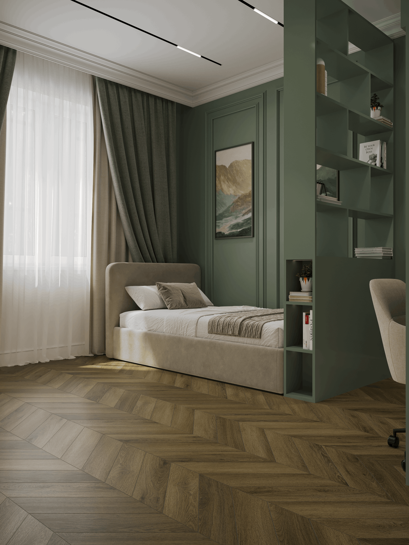 SPC Ламинат Tulesna Art Chevron LIBERO 1011-11