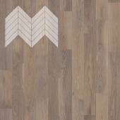 Паркет Елка Французская Lab Arte Chevron Дуб Натур Деликат лак 600/490х110х14/3/45°