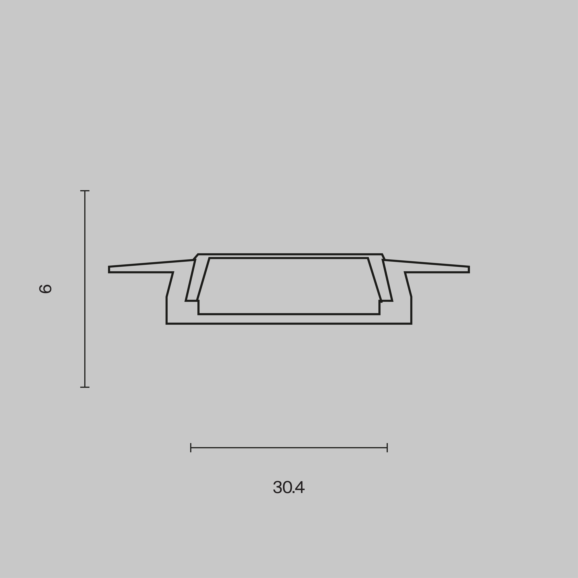Профиль Led Strip ALM003S-2M