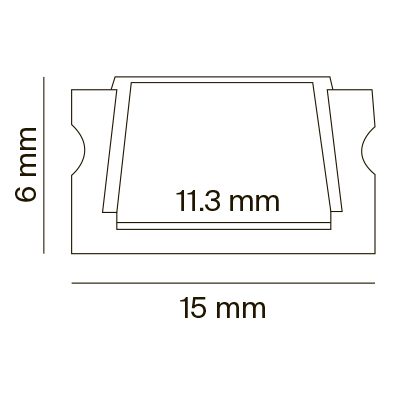 Профиль Led Strip ALM001S-2M