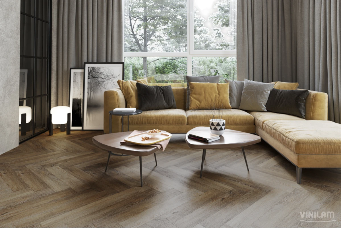 SPC VINILAM PARQUET Herringbone (ISOCORE) IS11377 Паркет Тусон