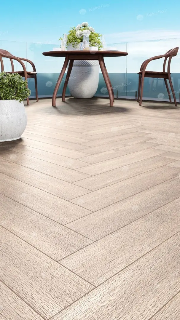 SPC Ламинат Alpine Floor SPC Light Parquet ЕСО 13-10AB Макадамия 4V 43кл