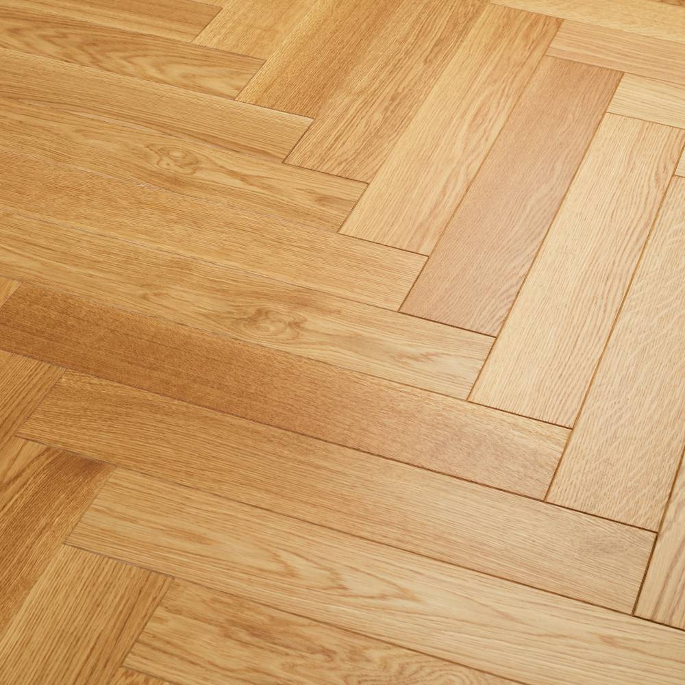 Паркет Елка Английская Lab Arte Angle Дуб Натур лак без браша 500х90х14/3