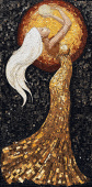 Керамогранит Декоративное панно MDetails Celestial Lady (набор из 4шт. 60x120) 120x240