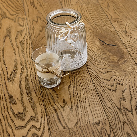 Паркетная доска Polarwood Дуб Артист Премиум коричневое масло однополосный Oak Premium 138 Artist Brown