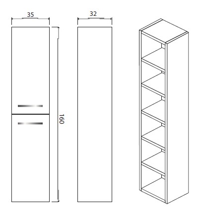 Пенал Creto Milano Charleston