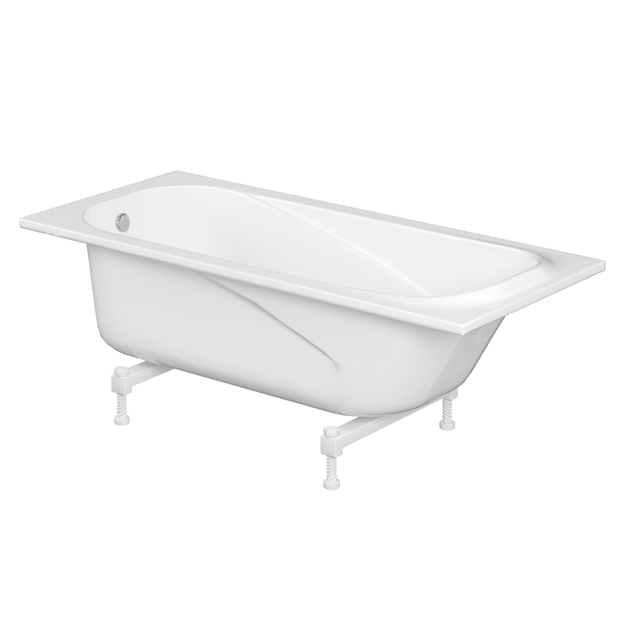 Ванна из литьевого мрамора 180х80 см Creto Nova 23-1111