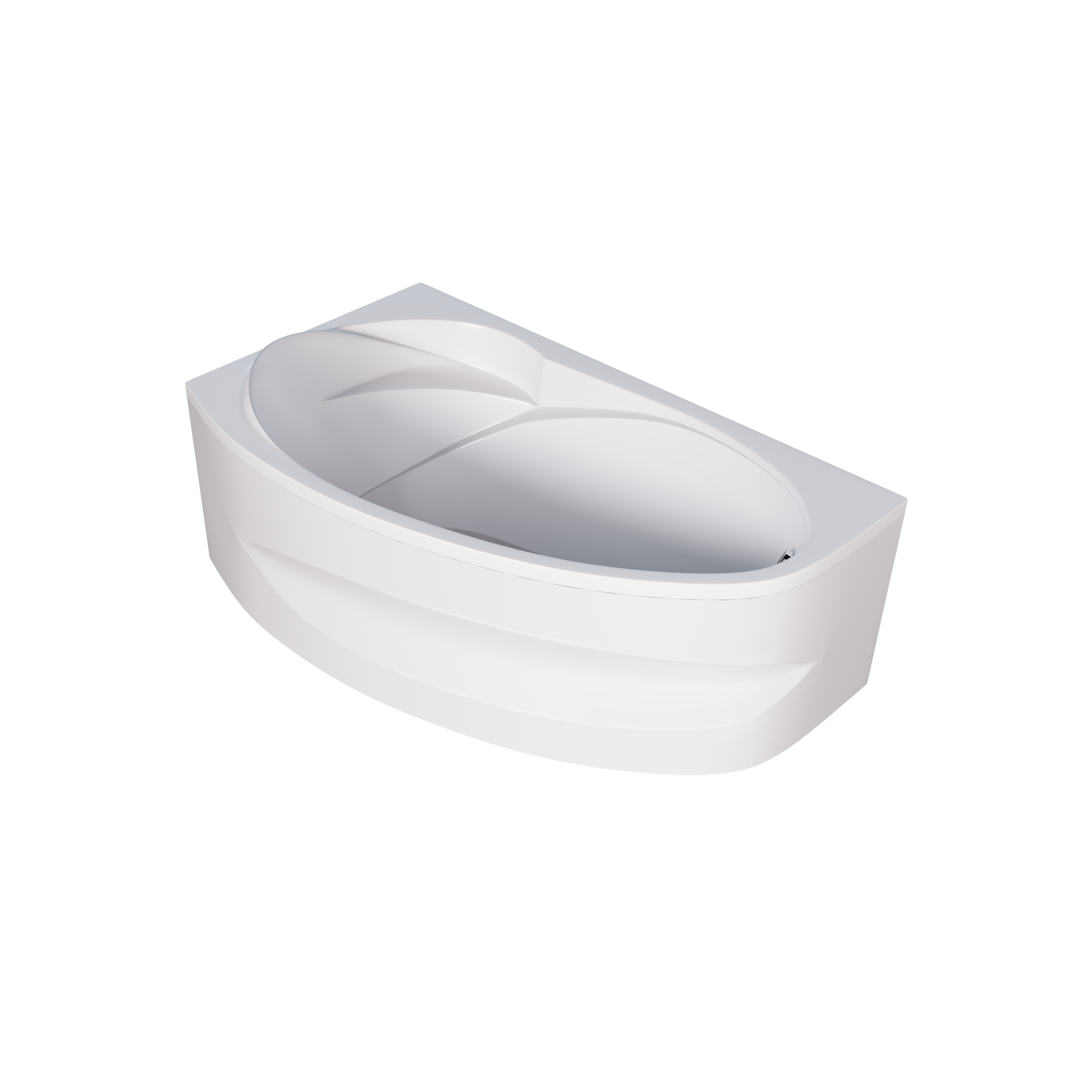 Акриловая ванна 170х100 см Creto Juliya 31-170100L белая