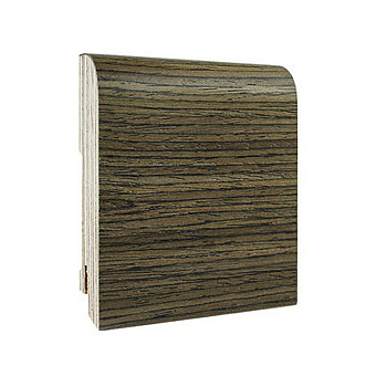 Напольный плинтус Finitura dekor RR Фигурный 120х30х2400/ Орех (walnut)