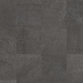 ПВХ-плитка Quick-Step QS Alpha Vinyl Tiles AVST 40035 Сланец чёрный