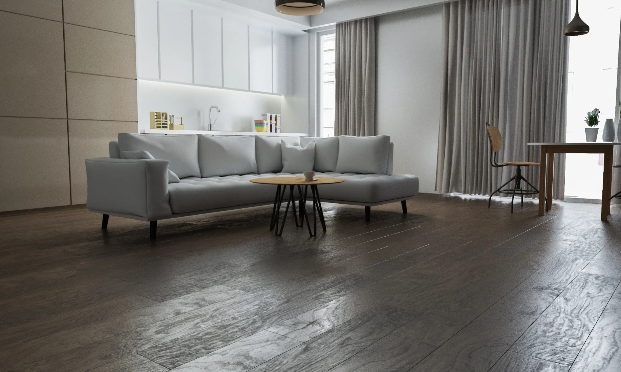 Ламинат My Step Терра Аква Блок (Terra Aqua Block) Дуб Флоренция MS158AB