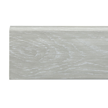 Напольный плинтус Winart Pro HDPS Quadro с монтажной планкой 80 мм/ Ясень Северный