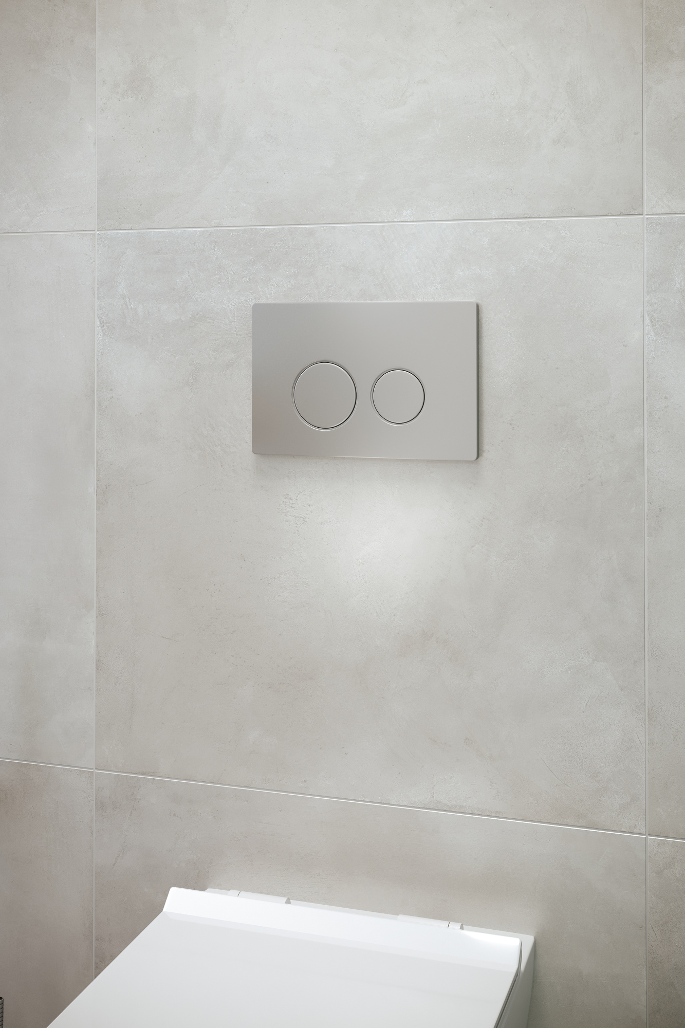 Клавиша смыва Creto Snap 1.1 для унитаза, глянцевый хром