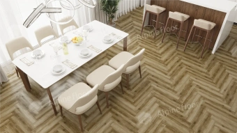 Ламинат Alpine Floor Herringbone 12 Pro 4V 34 (CH) LF106-09B Дуб Марсель