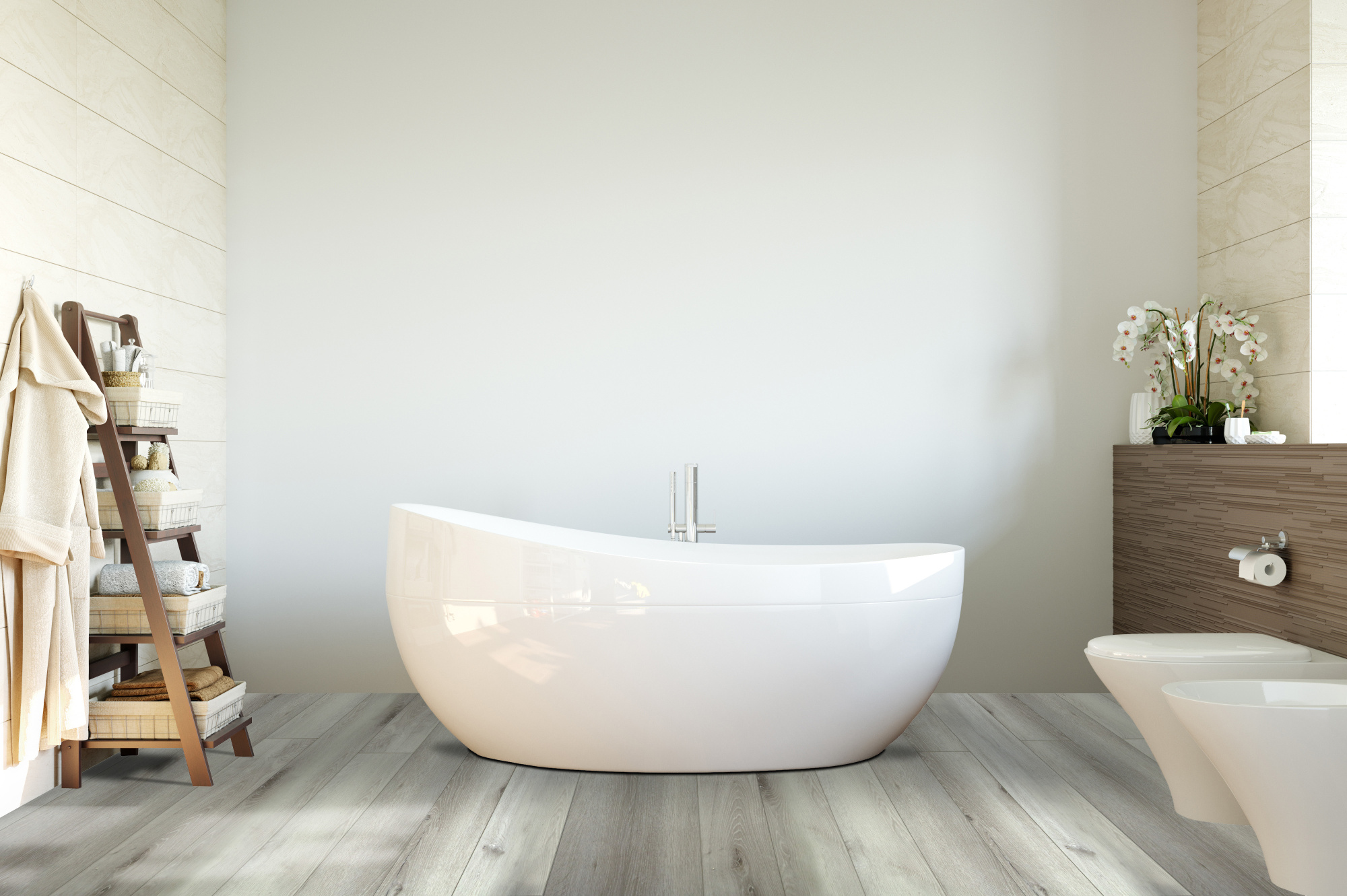 SPC Ламинат Planker Rockwood 4V Дуб Хрустальный 1007